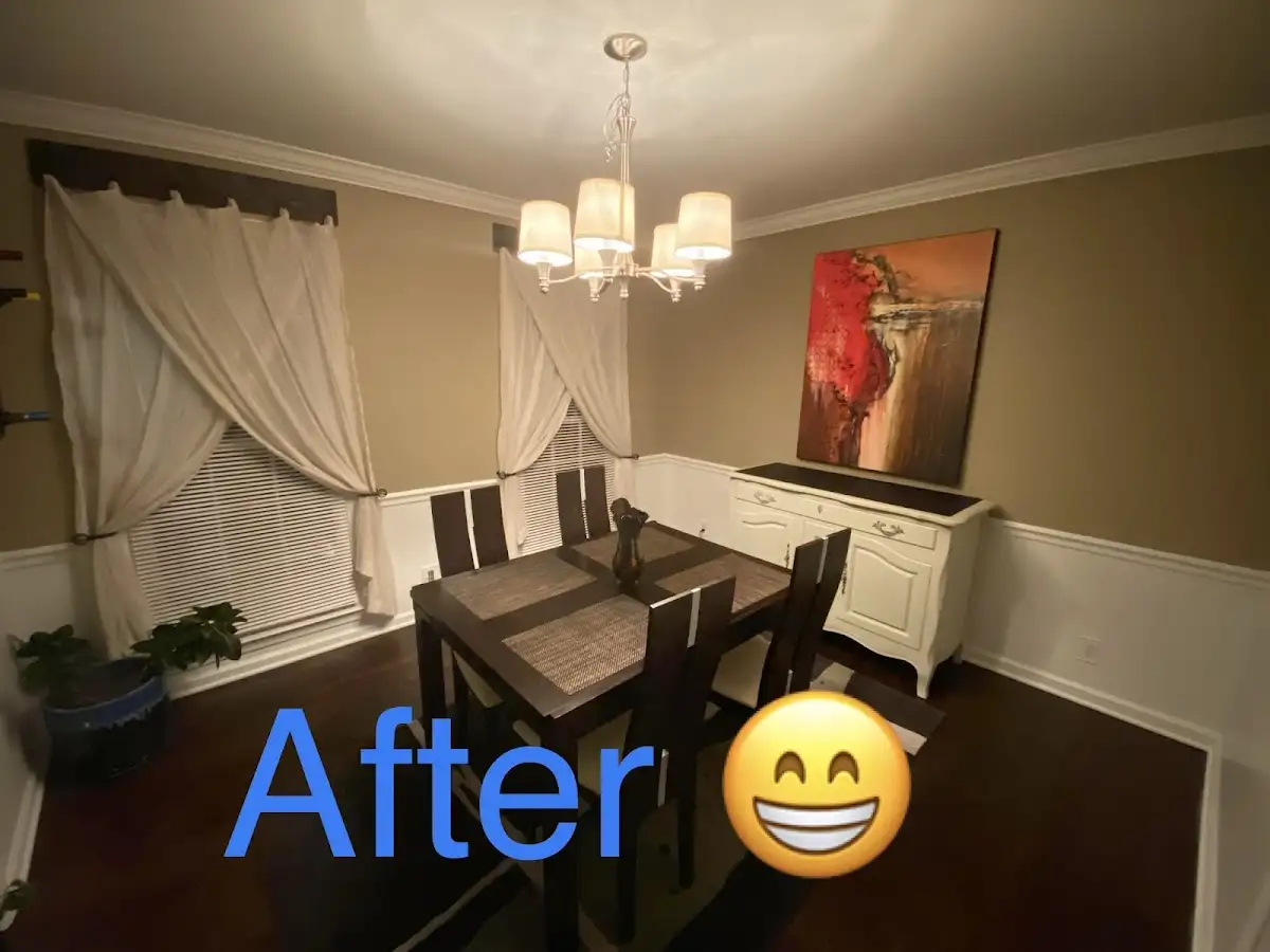 Professional dining room restoration after water damage in McGregor