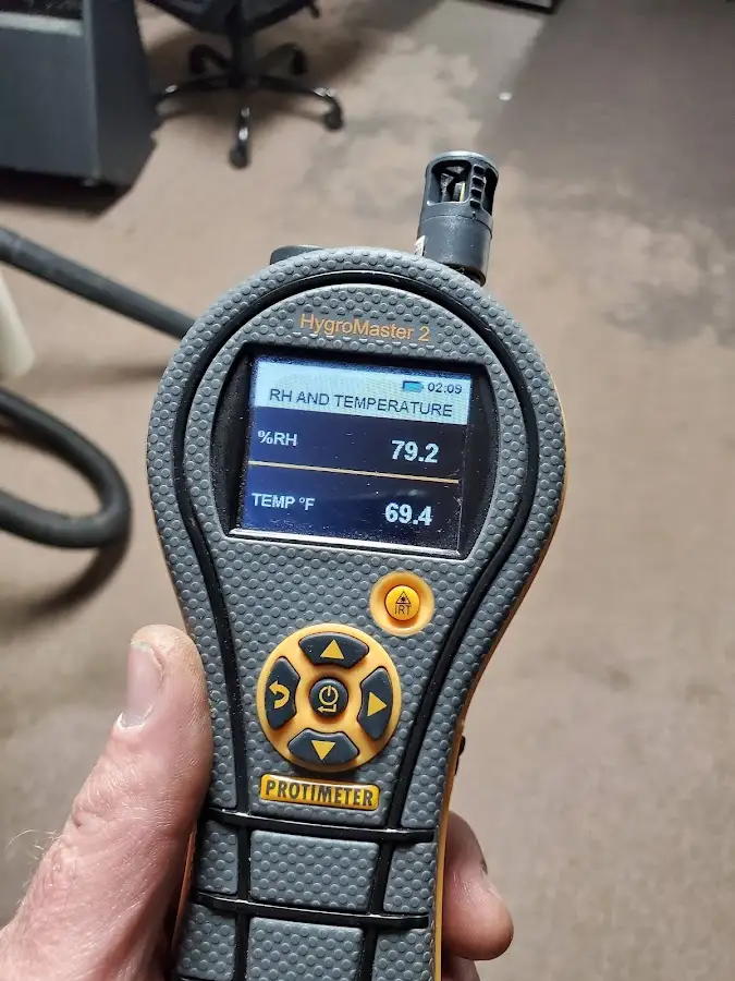 Moisture meter humidity assessment for Fire & Smoke Damage Restoration in McGregor