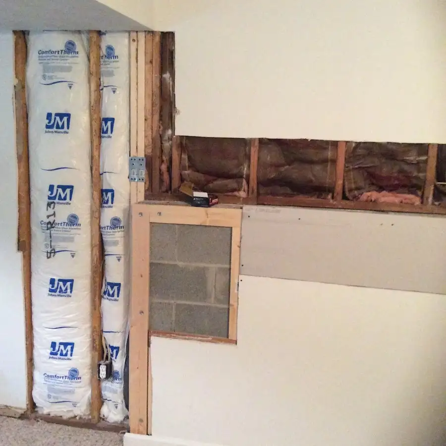 Wall insulation replacement during Contents Cleaning & Restoration in McGregor